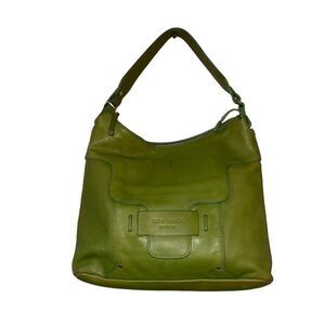 Kate spade green leather shoulder bag